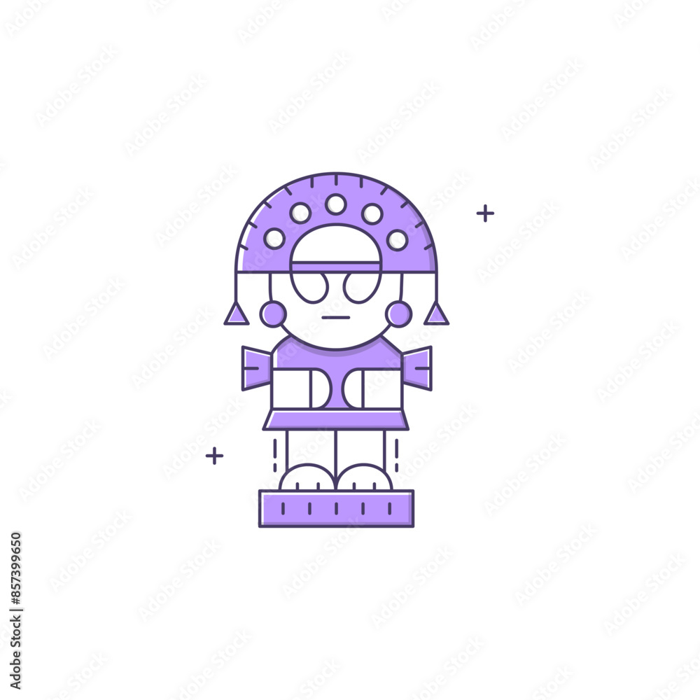 Tumi Inca Vector Icon Design