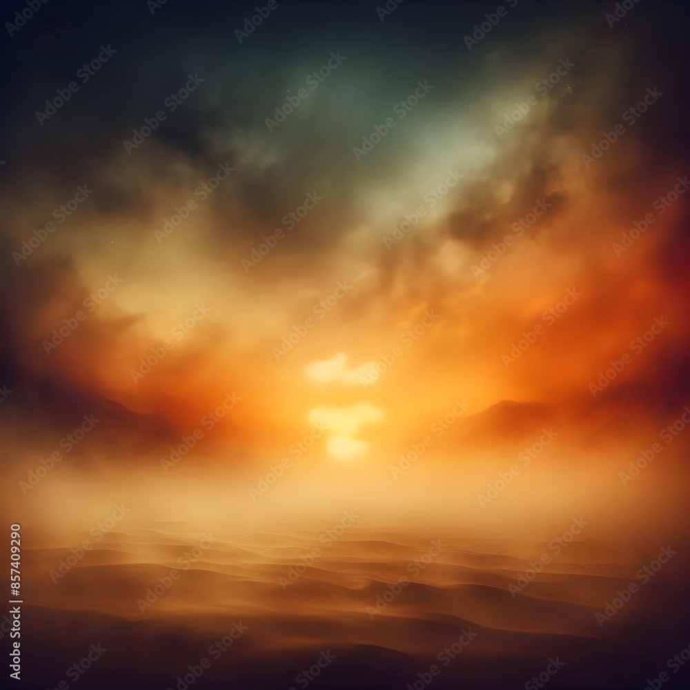 Fototapeta premium Breaks in the clouds.