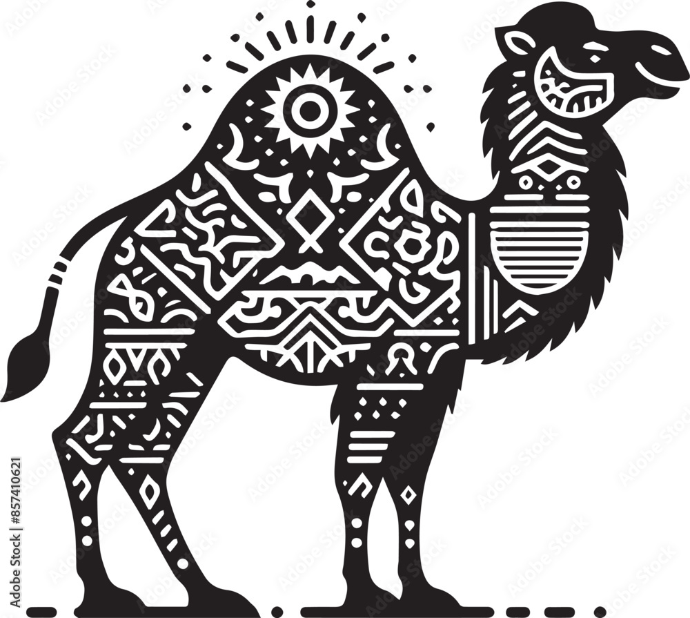 Fototapeta premium Camel vector 