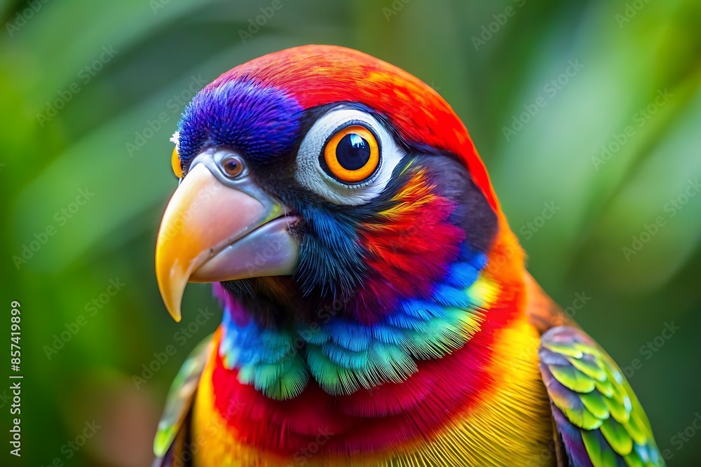 colorfull cute bird, AI GENERATED colorfull cute bird, AI GENERATED