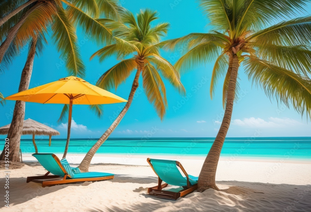 tropical beach lush palm trees sandy relaxing vacation destination, shoreline, ocean, sea, coast, exotic, sunny, paradise, summer, travel, scenery, nature tropical beach lush palm trees sandy relaxing vacation destination, shoreline, ocean, sea, coast, exotic, sunny, paradise, summer, travel, scenery, nature