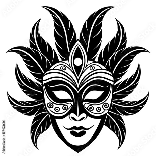 carnival mask illustration