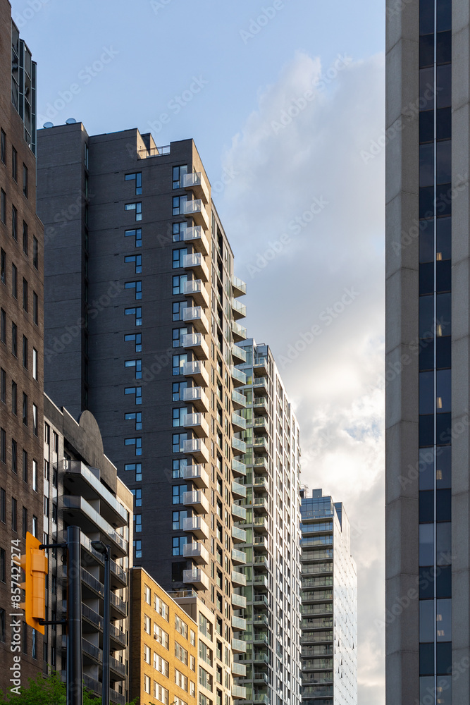 Fototapeta premium Ottawa downtown skyscrapers. Office buildings in city center.