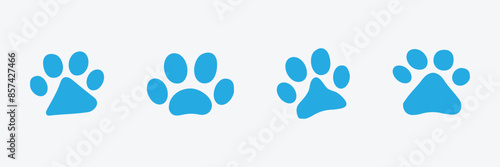cat paw vector