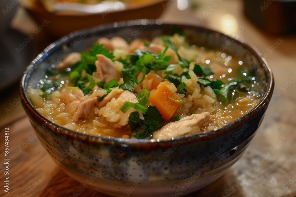 Rice soup with chicken Rice soup with chicken