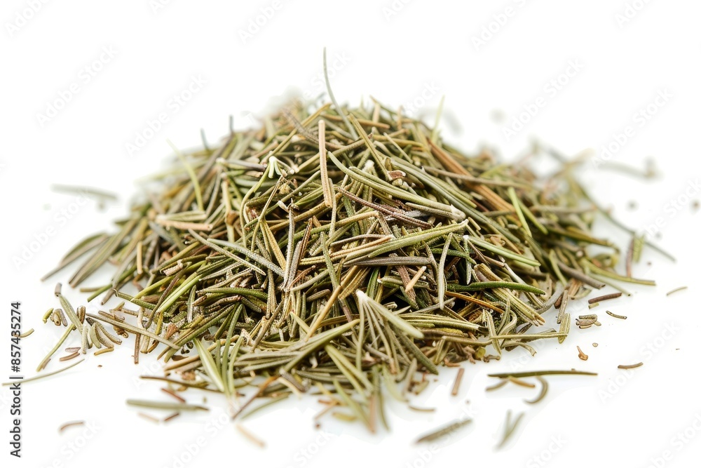 Rosemary dried and isolated on white background Rosemary dried and isolated on white background
