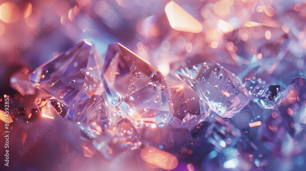 Shiny sparkling crystal texture, capturing the intricate details and radiant beauty of the crystals. Shiny sparkling crystal texture, capturing the intricate details and radiant beauty of the crystals.