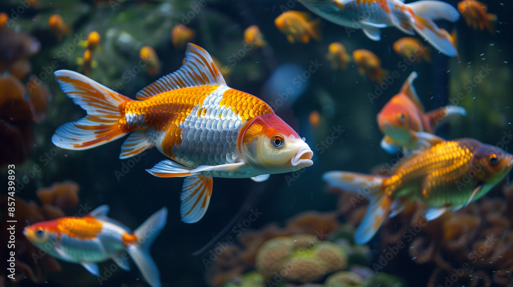 fish swimming in aquarium fish swimming in aquarium