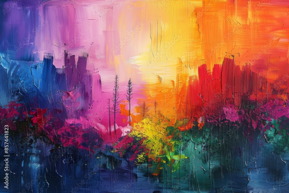 Obraz premium Abstract Landscape Art