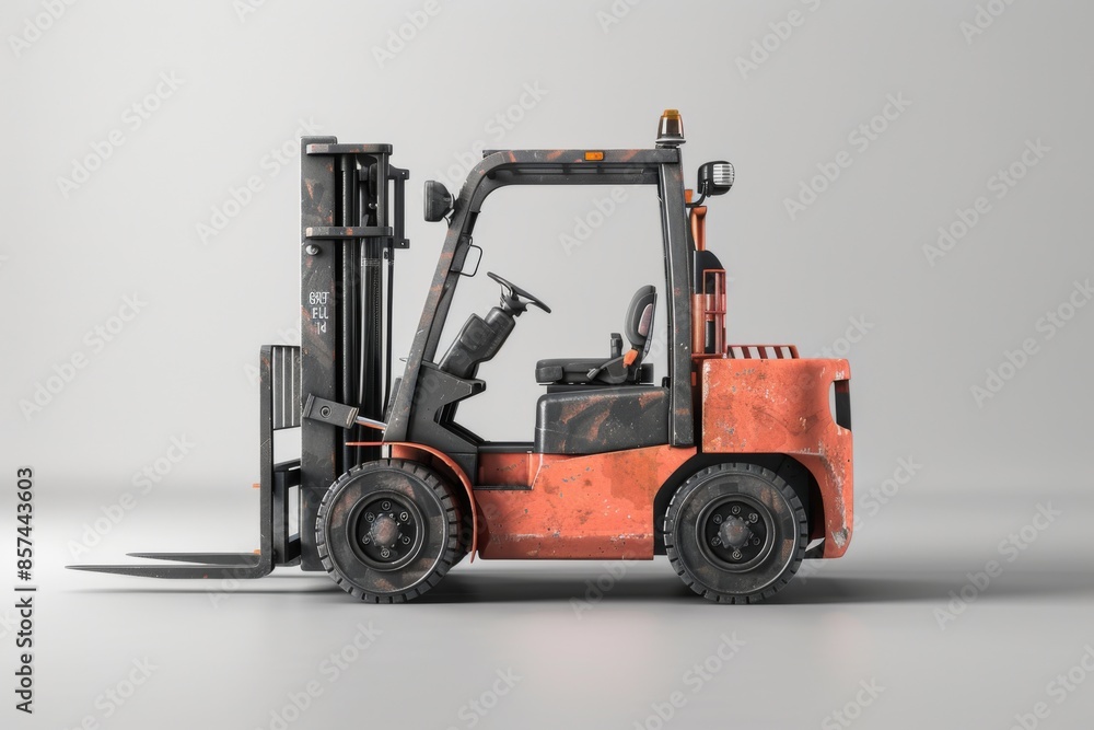 Forklift in industrial setting Forklift in industrial setting