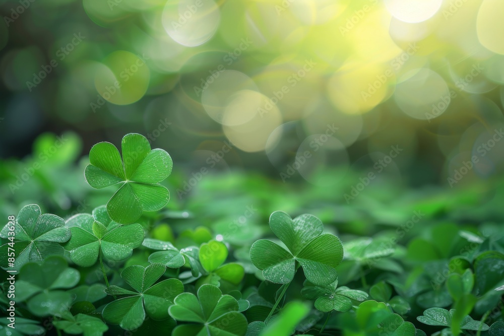 Lush Green Clover Field Lush Green Clover Field