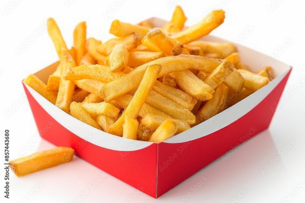 French Fries in Red Box French Fries in Red Box