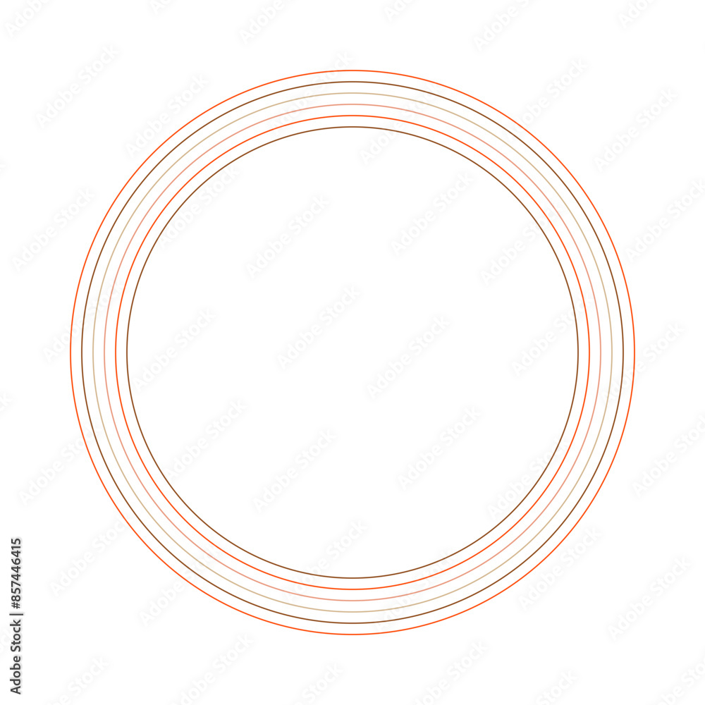 An abstract retro ring shape design element. An abstract retro ring shape design element.