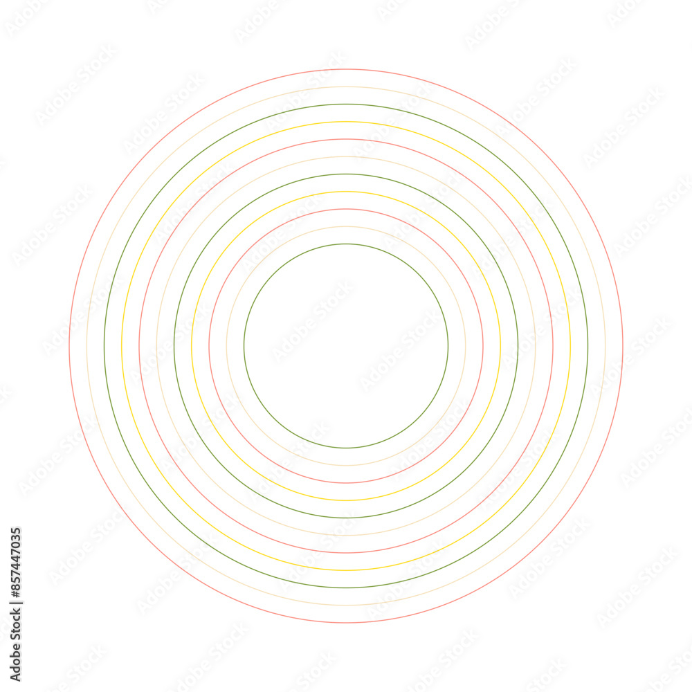 An abstract retro ring shape design element. An abstract retro ring shape design element.