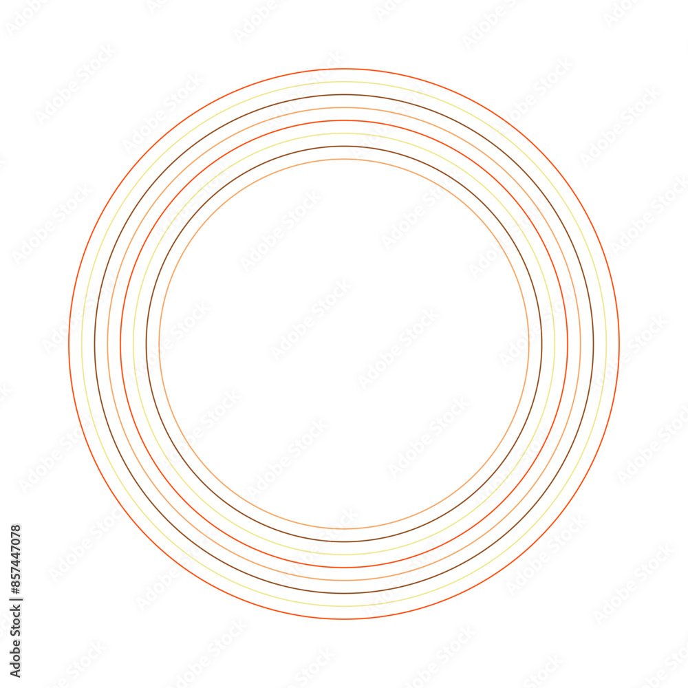 An abstract retro ring shape design element. An abstract retro ring shape design element.