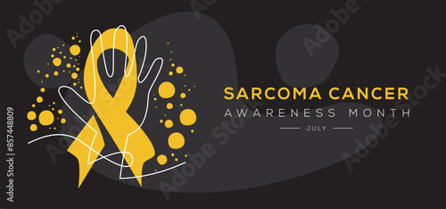 Sarcoma cancer awareness month, held on July.