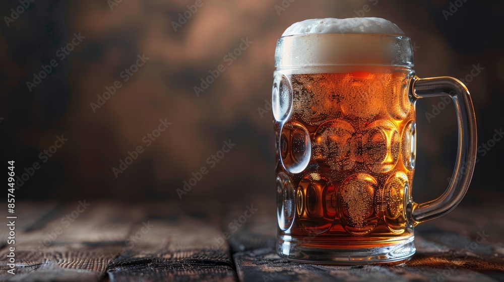 Cozy Afternoon with a Freshly Poured Beer Generative AI Cozy Afternoon with a Freshly Poured Beer Generative AI