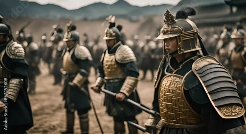 Chinese army soldiers.