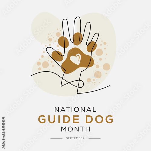 National Guide Dog Month, held on September.