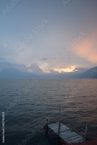 Atitlan lake awesome picture in Guatemala