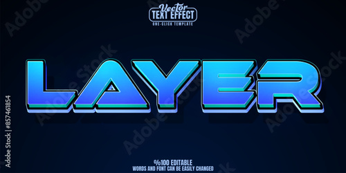 Text editable text effect, customizable design and graphic 3d font style