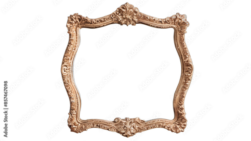 antique picture frame isolated on white background , transparent png image antique picture frame isolated on white background , transparent png image