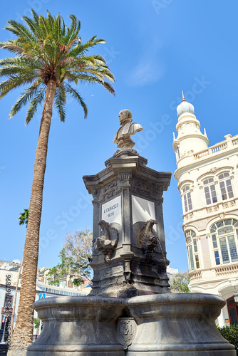 Las Palmas de Gran Canaria, Spain. Plaza de Cairasco photo