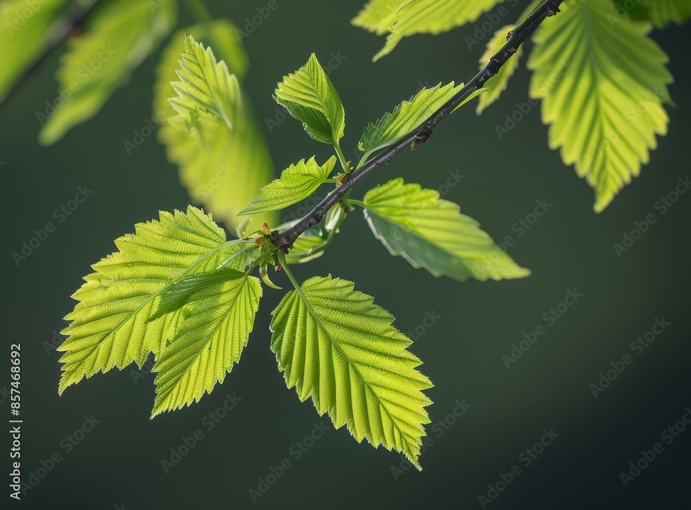Vivid Spring Leaves, Close-up Nature Photography Vivid Spring Leaves, Close-up Nature Photography