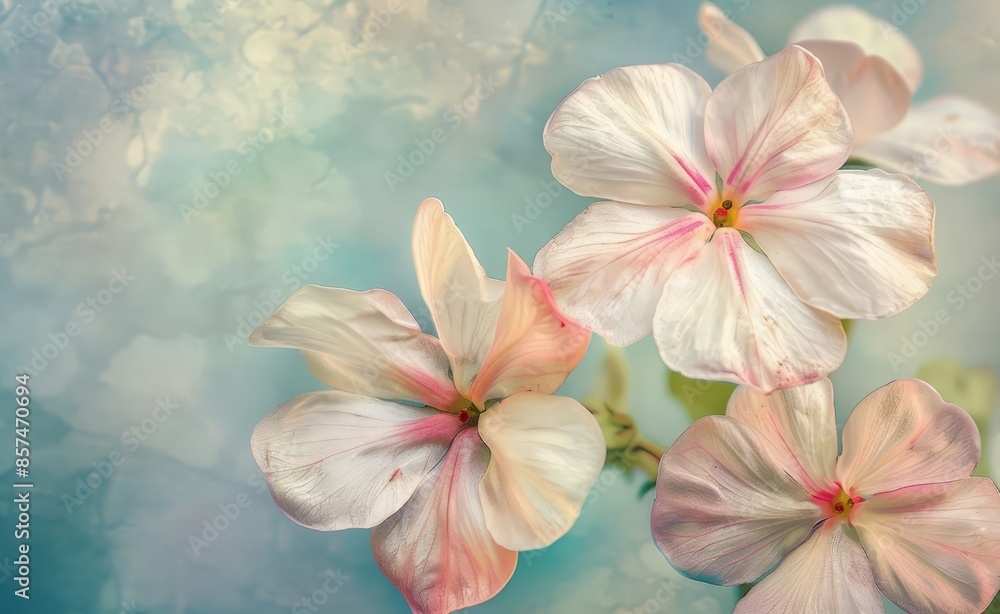 Cascading Pastel Pink Flowers Cascading Pastel Pink Flowers