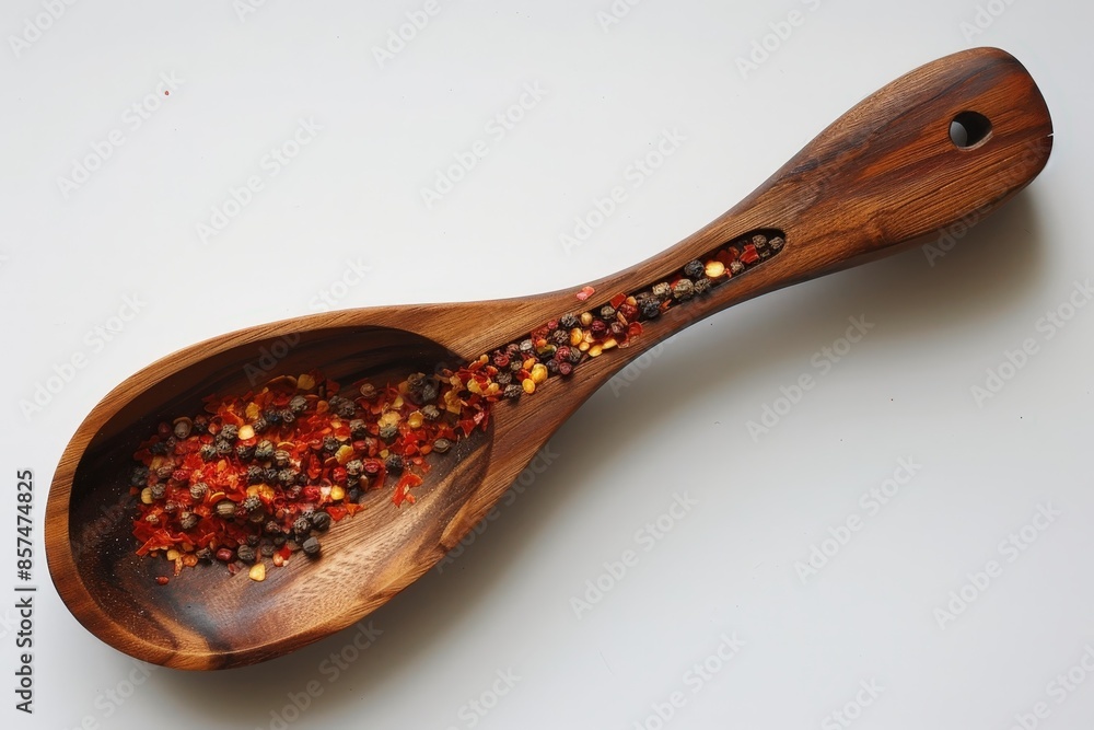 Handcrafted Wooden Spice Serving Utensil Handcrafted Wooden Spice Serving Utensil