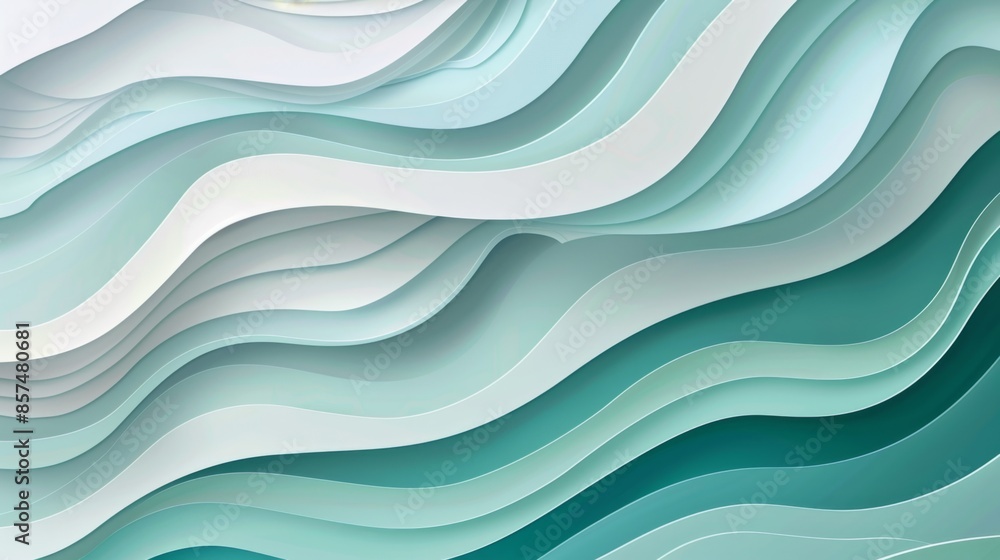 Abstract Waves Background - Generative AI Abstract Waves Background - Generative AI