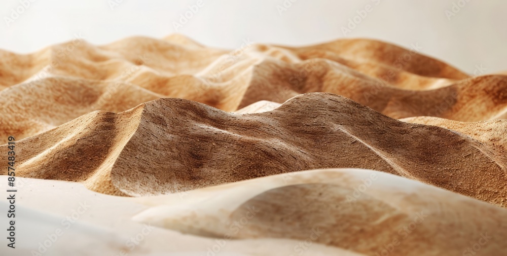 Nature's Art: Aerial View of a Sandcastle on a Beach Nature's Art: Aerial View of a Sandcastle on a Beach