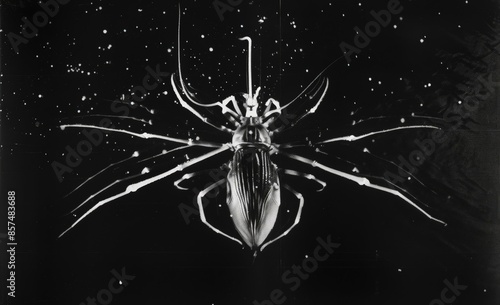 Space Exploration Poster: Insectarium, an Astronaut Prepares for Intergalactic Adventure photo
