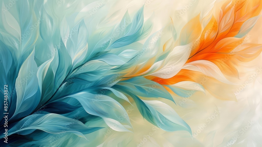 abstract painting of blue abstract painting of blue