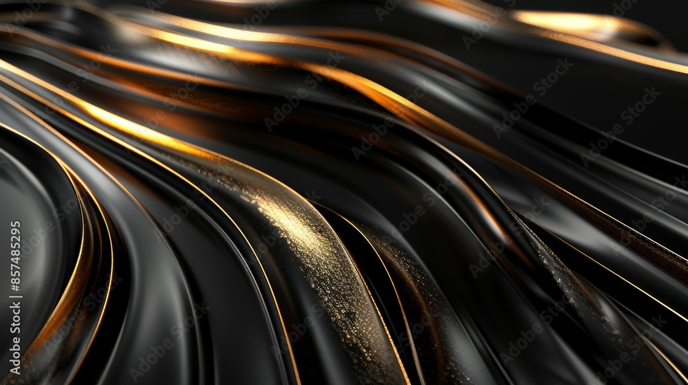 Luxury Cosmetics Background with Metallic Accents Generative AI Luxury Cosmetics Background with Metallic Accents Generative AI