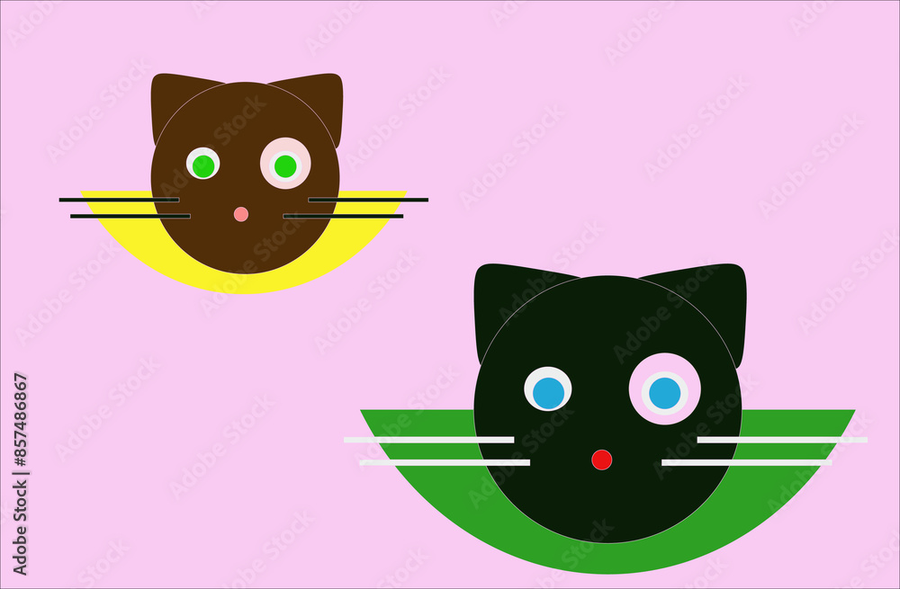 set of cats set of cats