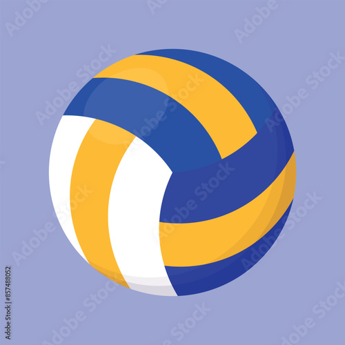 Volleyball ball icon vector. Volleyball illustration. volleyball sports game icon. volleyball ball summer