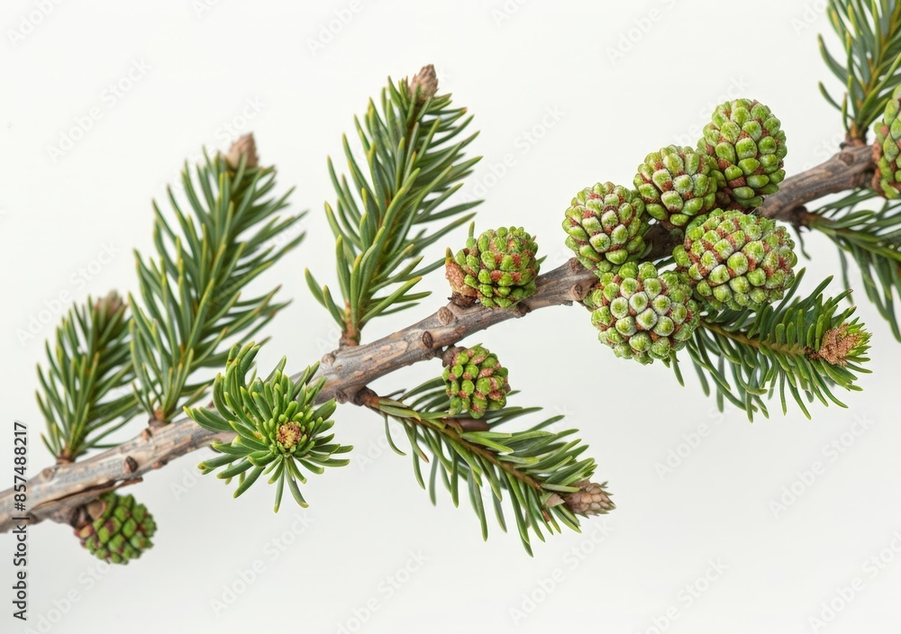 Nature's Palette: A Close-up of Vibrant Pine Tree Cones and Needles in High Resolution Nature's Palette: A Close-up of Vibrant Pine Tree Cones and Needles in High Resolution