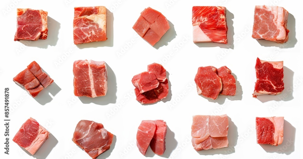 Healthy Meal Prep: Freshly Chopped Beef and Vegetables for a Balanced Diet Healthy Meal Prep: Freshly Chopped Beef and Vegetables for a Balanced Diet