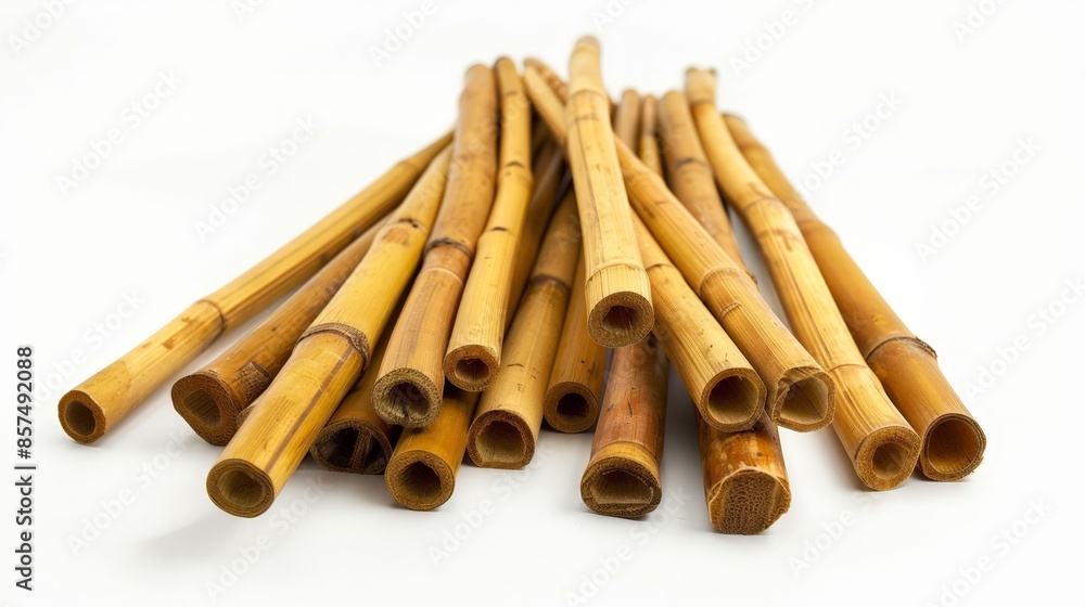 Handcrafted Bamboo Straws for Sustainable Drinking Handcrafted Bamboo Straws for Sustainable Drinking