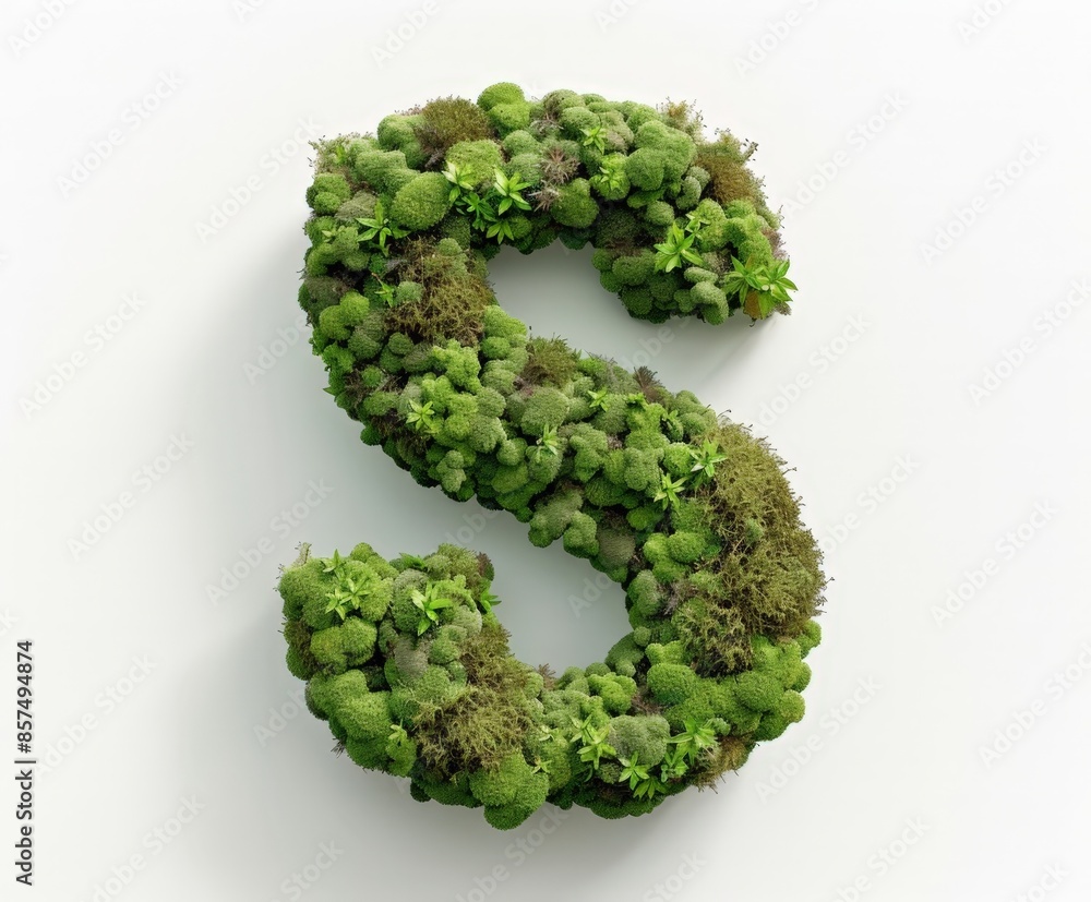 Sustainable Letter Art Decoration - Eco-Friendly 3D Lettering Idea Sustainable Letter Art Decoration - Eco-Friendly 3D Lettering Idea