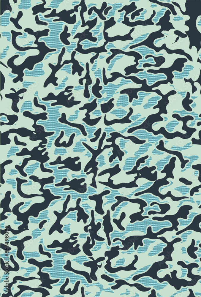 Vector illustration of army camouflage style pattern. Vector illustration of army camouflage style pattern.