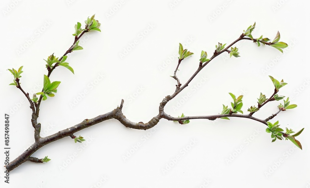 Natural Branch with Blossoming Buds Natural Branch with Blossoming Buds