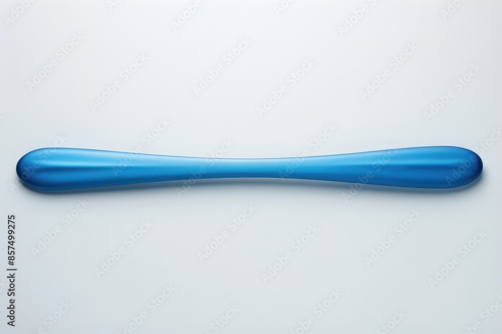 Sleek and Modern Blue Paring Knife with White Surface Background Sleek and Modern Blue Paring Knife with White Surface Background