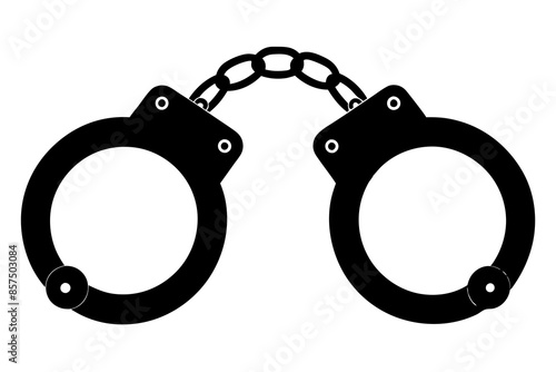 handcuffed icon vector illustration