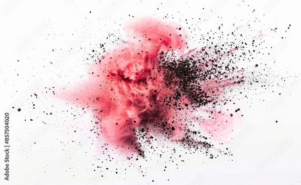 Explosive Red Smoke Art Explosive Red Smoke Art