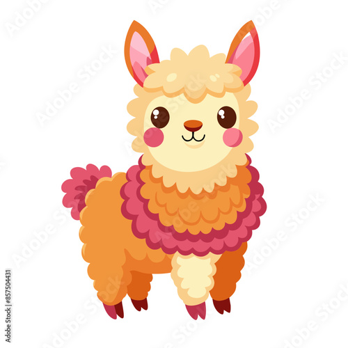 Brighten Your Designs with Cheerful Alpaca Vector Illustrations