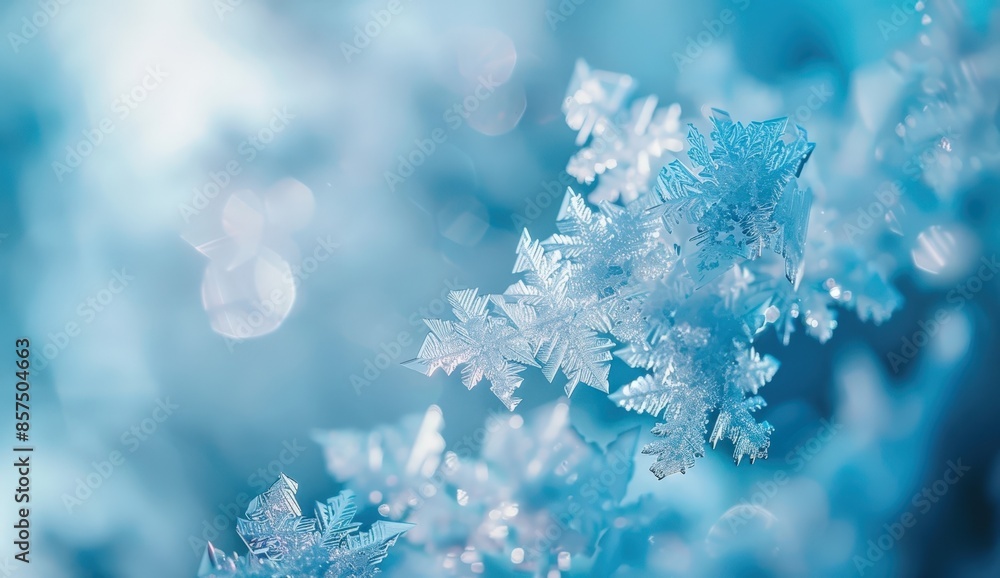Frozen Crystals Close-Up Stock Photo Frozen Crystals Close-Up Stock Photo