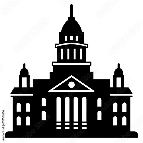 Wallpaper Mural Stunning City Hall Vector Silhouette Free Download & Design Inspiration Torontodigital.ca