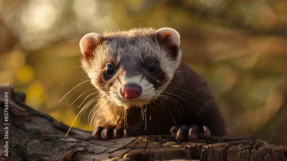 Close Up of a Curious Ferret Close Up of a Curious Ferret